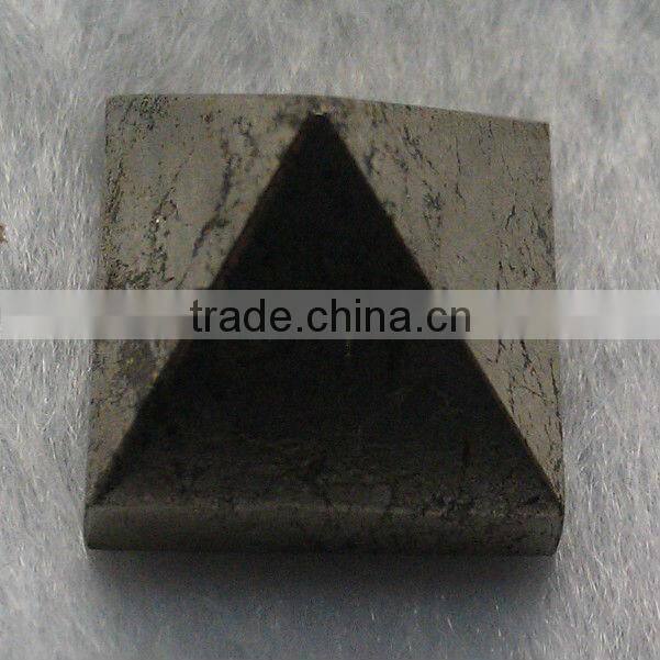 Gemstone black obsidian pyramid for home decoration