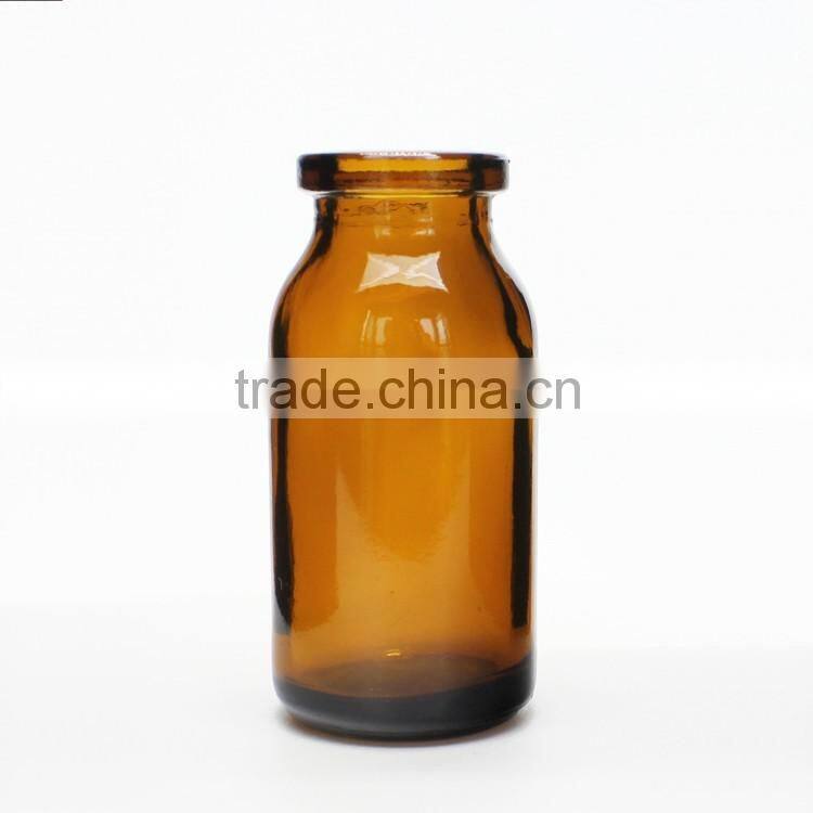 10ml amber glass medication vial