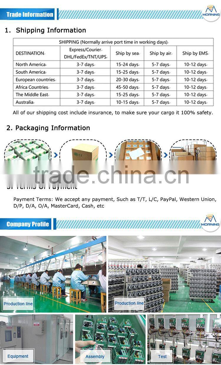 72*72 mm LED 100/380v single phase voltage meter