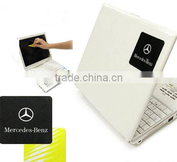 2015 hot sale microfiber cloth +PU gel+ paper card sticker screen cleaner