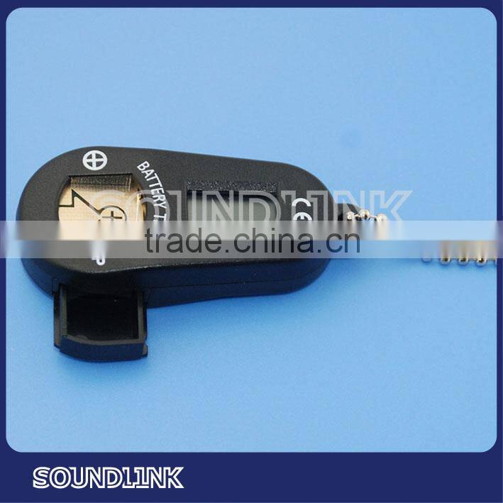 Small and eas-to-handle battery tester to test RIC hearing aid batteries
