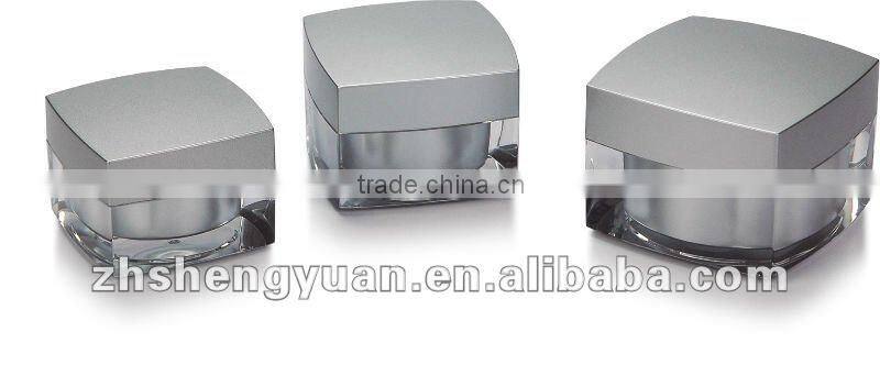 Acrylic jar for cosmetic package