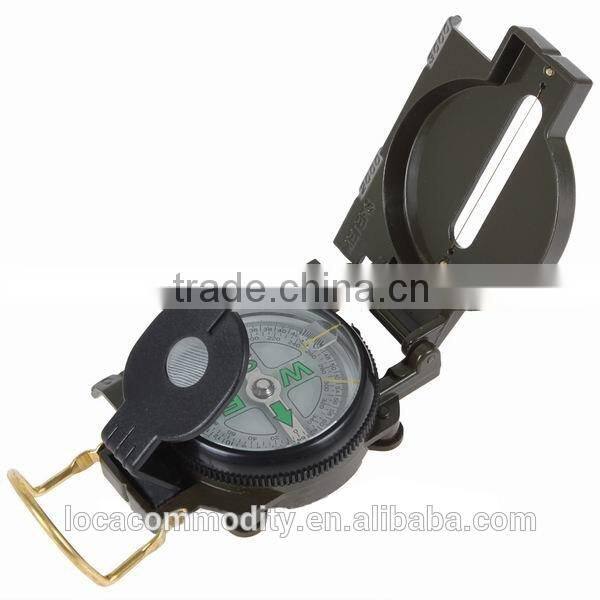army lensatic military compass with alminium-alloy body