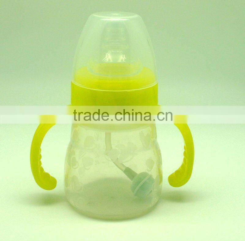 high quality food grade baby feeding bottle with spoon