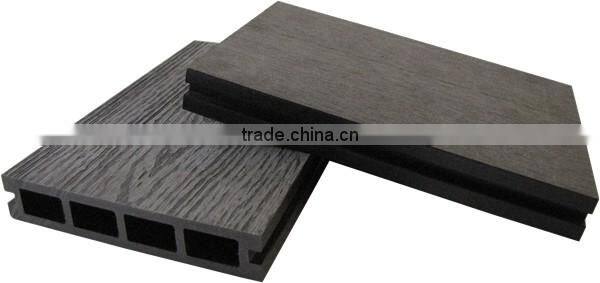 Waterproof Wood Plastic Composite Patio Decking Board Anti-slip Hollow WPC Outdoor Flooring for Garden Swimming Pool