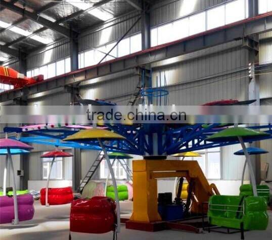 newest amusement park double flying rides / outdoor amusement rides