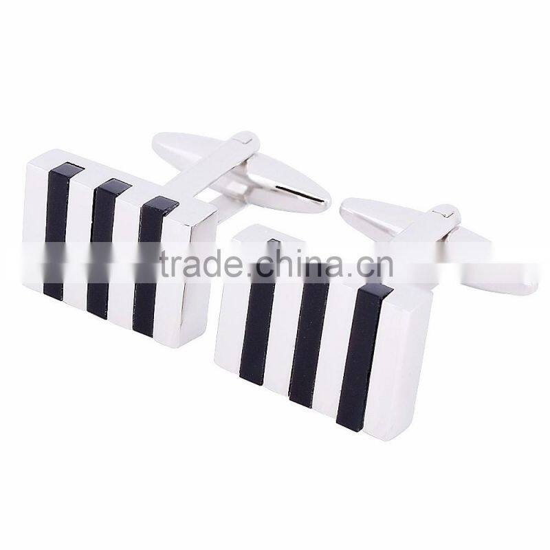 New Arrived Quick Lead MOP Engraved Cufflinks For Men