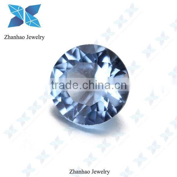 man made round stone spinel/ F106# stone bead