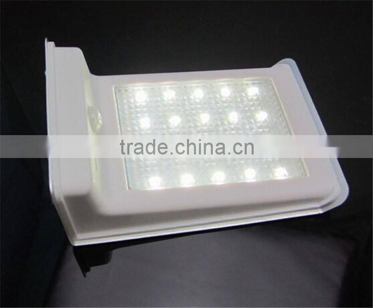 20 led panel texture lampshade 1800mah Ni-MH battery PIR sensor + Voice control solar mini garden light
