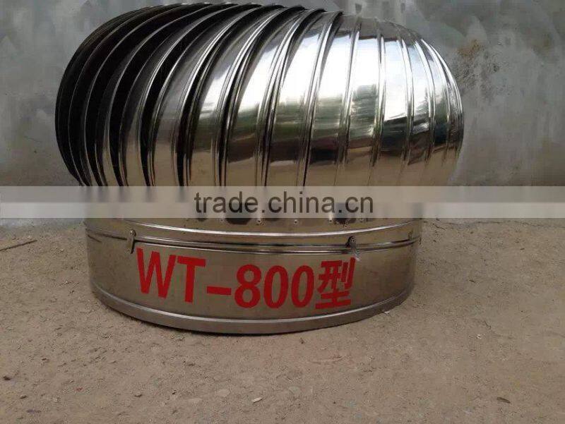 300mm wind-driven power turbo ventilator