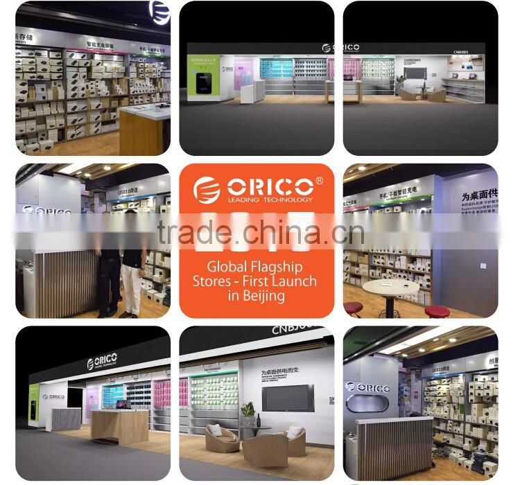 ORICO overload Over voltage Over current Short circuit protected 4 gang 4 USB extension socket usb eu with surge protector