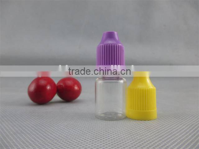 hot seliing small 5ml empty plastic bottle for e juice