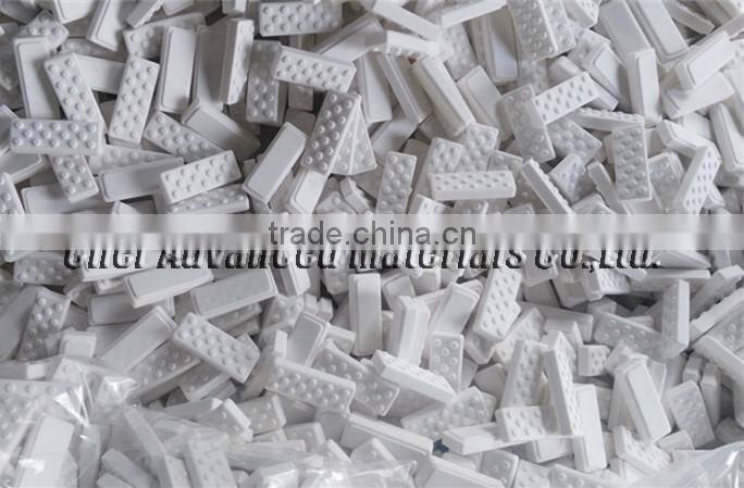 92% Alumina ceramic liner, wear resistant ceramic dimple tile