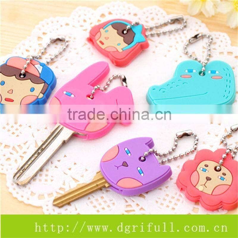 Lovely Animal Design silicone key ring