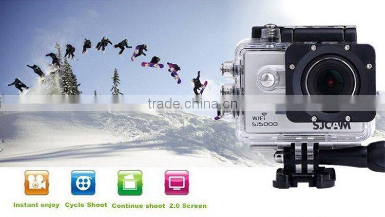 Original SJCAM SJ5000 WiFi Action HD Camera 14MP Novatek 96655 1080P Waterproof Silver