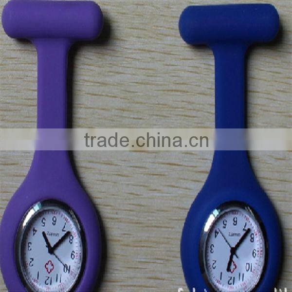 Japan movement nurse watch,silicon nurse watch,nurse fob watch