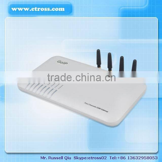 4 Ports GSM Voip / Goip gateway for call termination