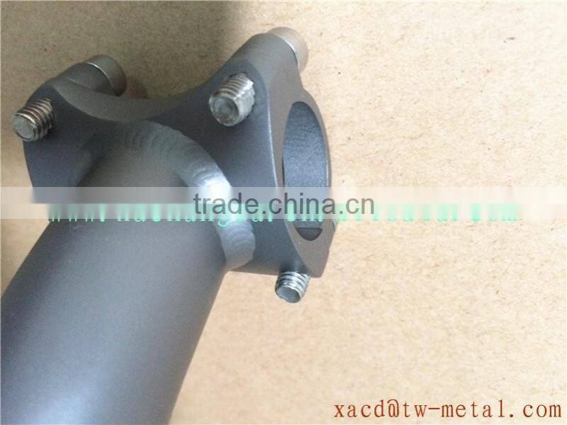 Titanium bike seat post customize seat post with sand blast finished