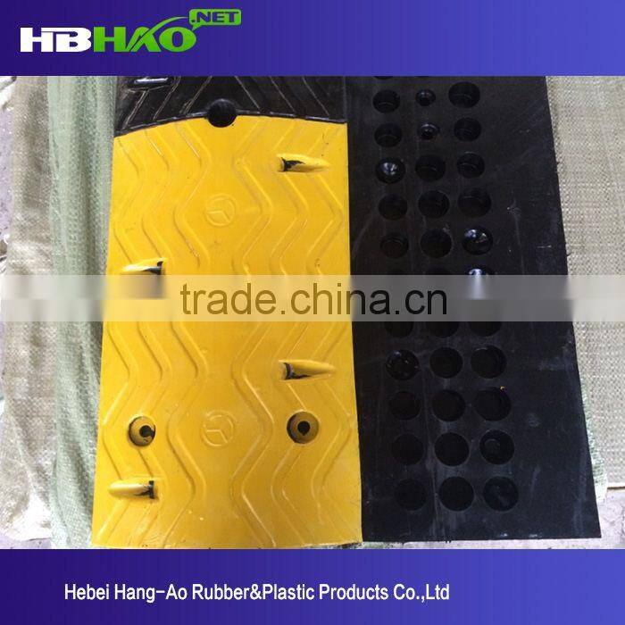 Hang-Ao company is manufacturer and supplier of traffic safety rubber speed bump