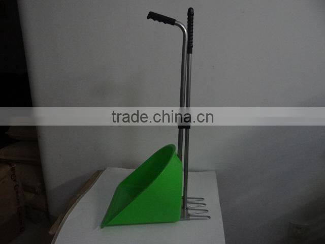 Colorful Horse poop Collector with rake for sale