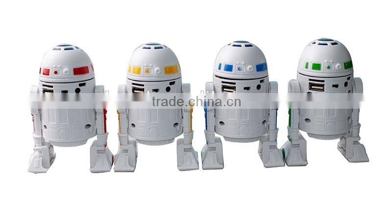 2016 hot new Robot design cartoon gift bluetooth speaker shenzhen mini portable