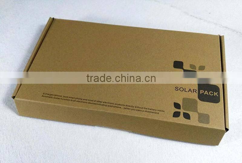 CE FCC ROHS Aproved 20W waterproof foldable double usb output portable mobile solar panel charger