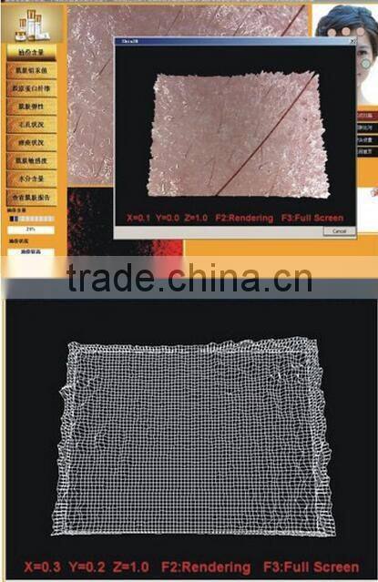 AYJ-J019(CE) portable skin analyzer machine,reveal skin analysis machine with keyboard/Facial skin analyzer machine