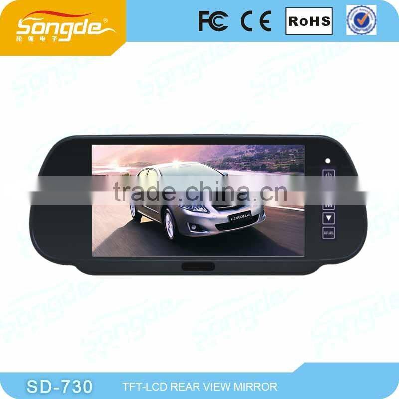 7 Inch TFT LCD Auto Car Rear View Mirror Monitor