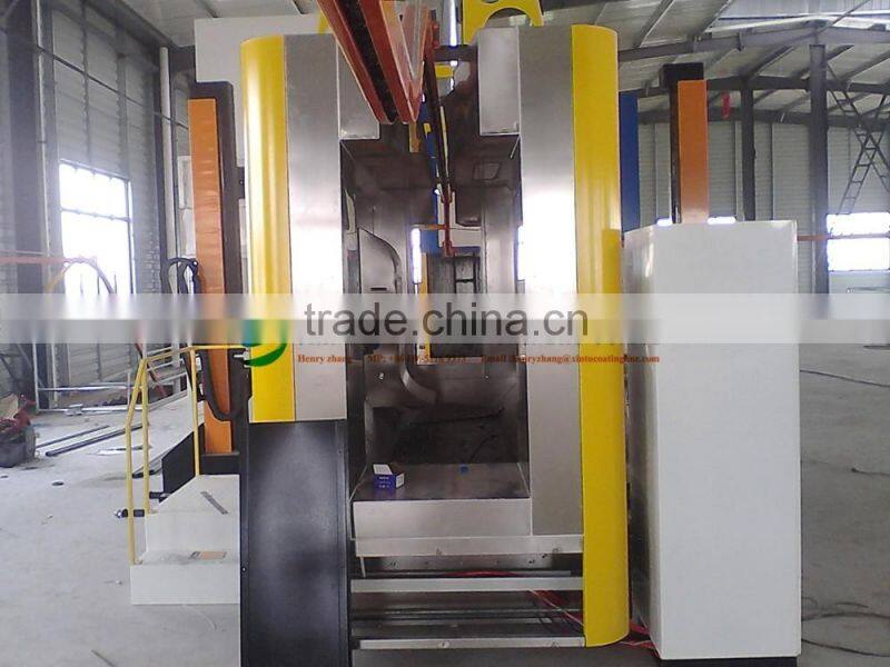 XT stainless Electrostatic Powder Spray Booth System with cyclone recovery system