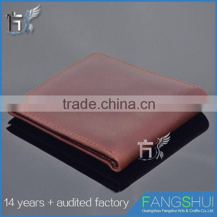custom money clip wallet leather for man bussiness