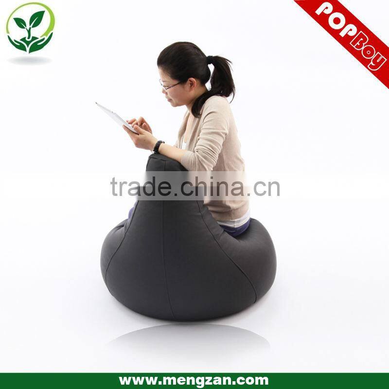 Round & Tidy adult bean bag chair, clean knitted beanbag reclining lounger