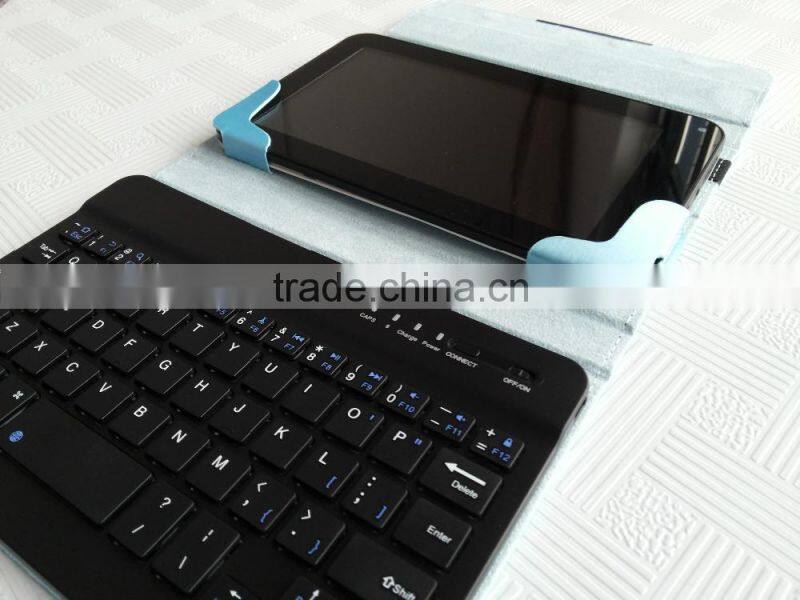 new fashion bluetooth keyboard case for ipad 7 inch