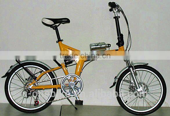 20INCH ALLOY ALUMINUM 7SPEED FOLDING BIKE/FULL SUEPSNION DISC BRAKE FOLDING BIKE/NEW DESIGN FASHION FOLDING BIKE