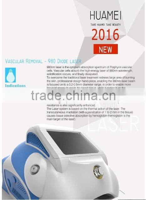 Best selling products 980nm diode laser spider veins removal machine/EVLT laser machine
