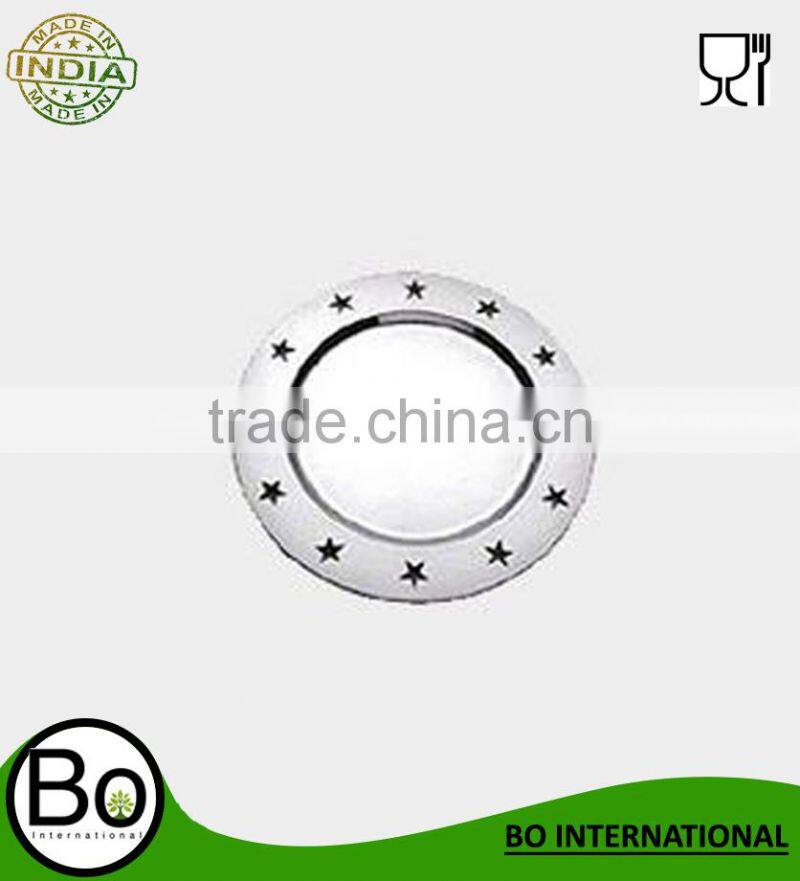 Stainless Steel Charger Plate
