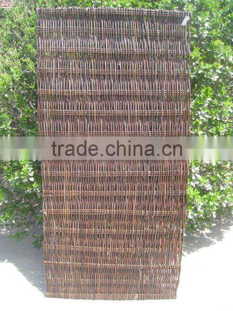 Wooden framed Willow Hurdle Panel