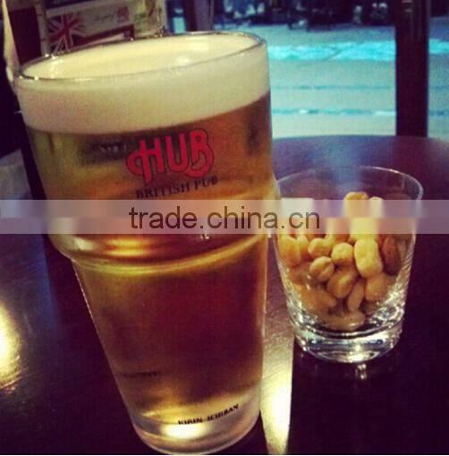 300 ml crystal beer glass with customized logo