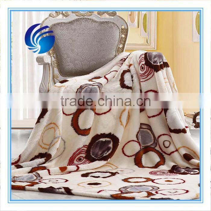 100% polyester acrylic mink blanket