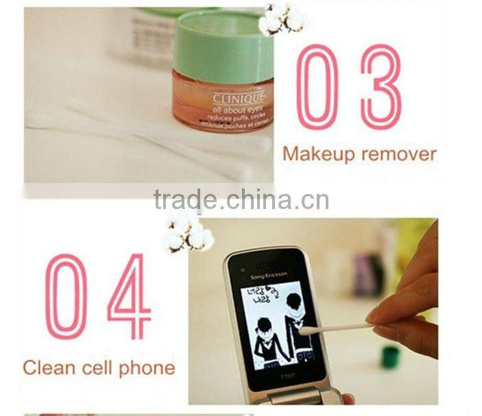 100% Cotton Widly Used Wooden Cotton Swabs