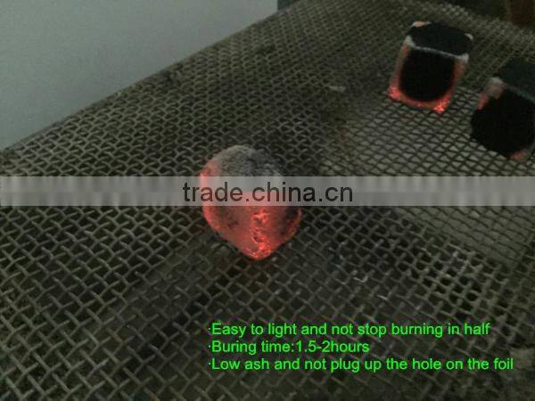2017 cube 2.5*2.5*2.5cm coconut shell charcoal making machine