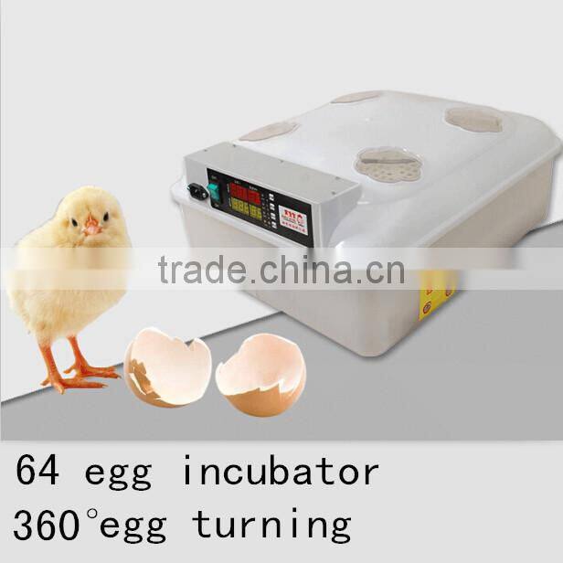 China 64 chick egg hatch machine incubetor