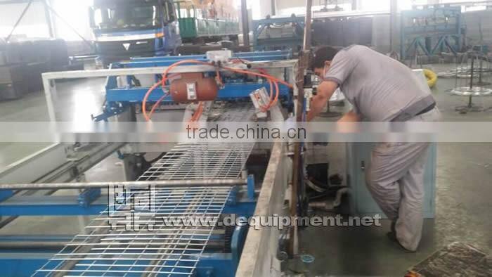 Cage mesh production line