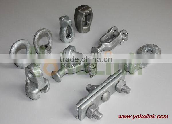 hot dip galvanzied suspension guy wire clamp for deadend hardware