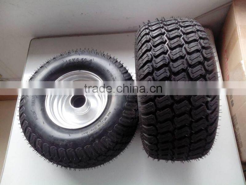 13 inch lawn turf wheel 13X650-6 with DOT 4PR