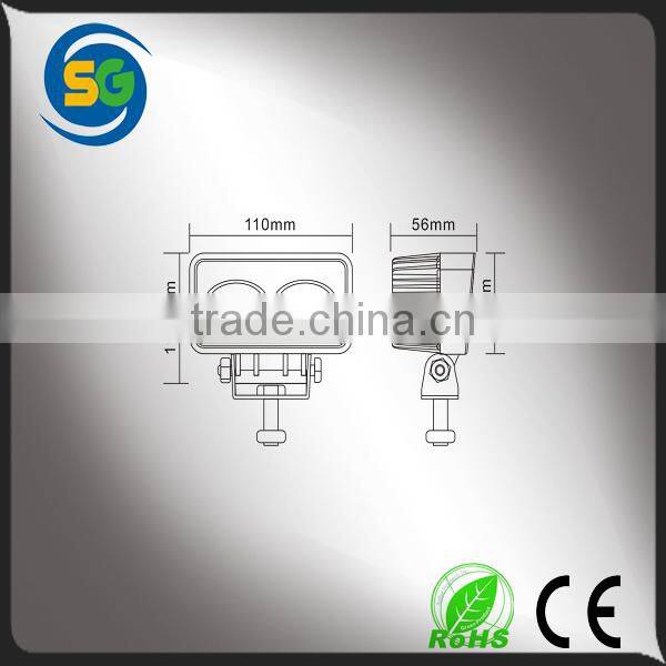 Super Bright 20w roof light car auto offroad led work light