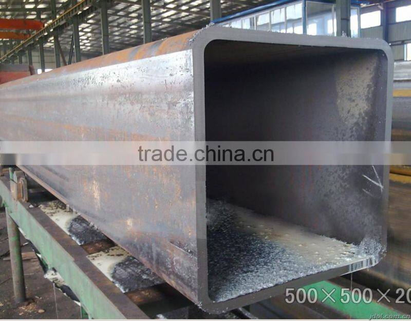 structure black square steel pipe
