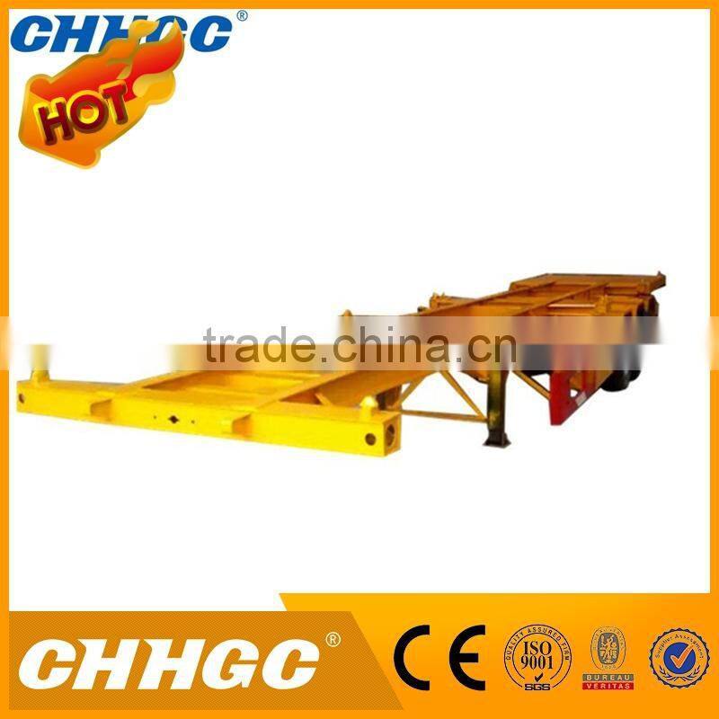 New design 40t skeleton container semi trailer for sale for wholesales
