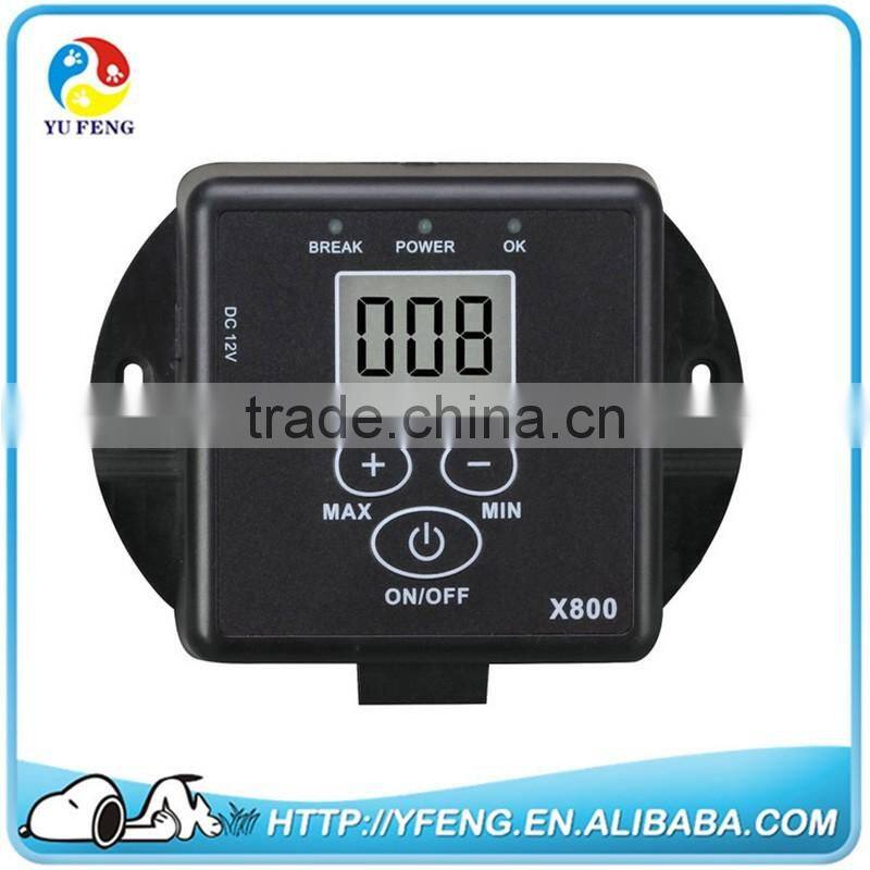 Smart Electronic Pet Dog Fencing System Waterproof Diving Rechargeable Receiver Collar Dog Controller Fence System X800