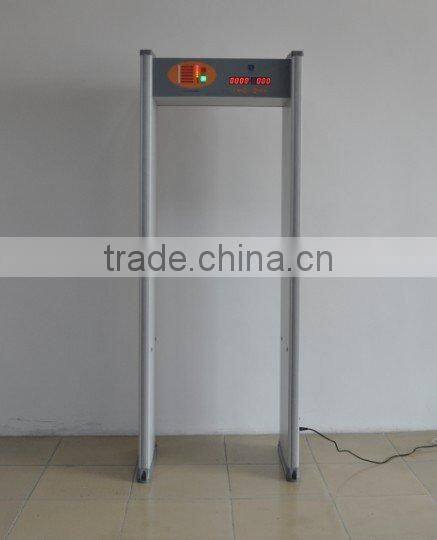 6 zone Metal Detector Door Econocial Style Model XLD-II