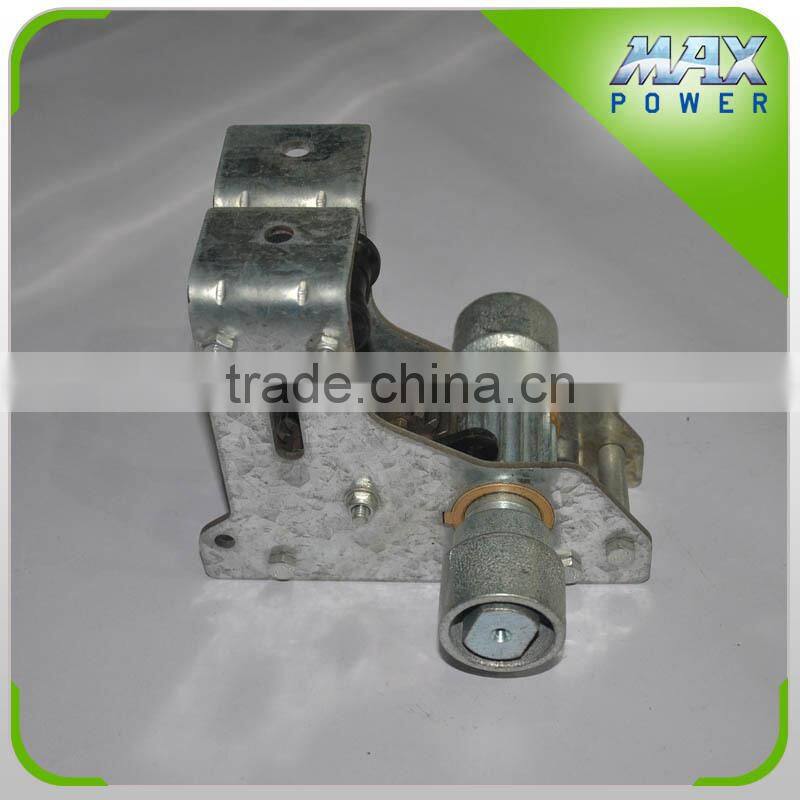 Greenhouse bearing block rack and pinion
